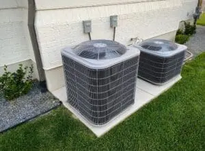 FAQs - Ambient Edge double AC units outside