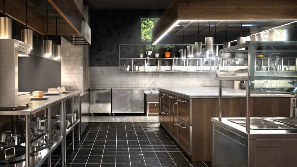 commercial kitchen