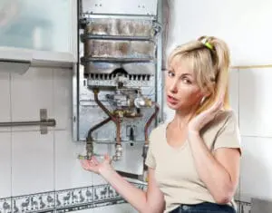 water heater break out