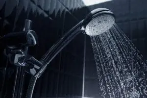 shower head running