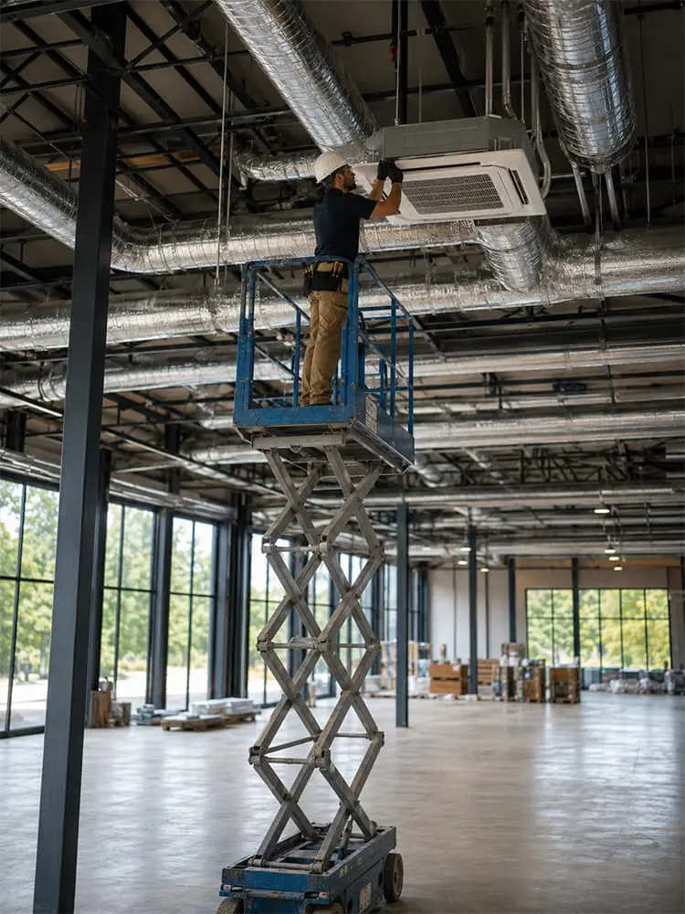 commercial duct installation
