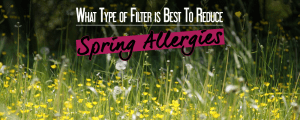 What Type of Filter is Best to Reduce Spring Allergies?