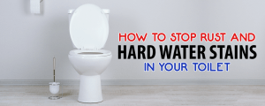 How to Stop Rust and Hard Water Stains in Your Toilet