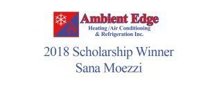 Meet Sana Moezzi, winner of 2018 Ambient Edge Students Affected by Cancer Scholarship