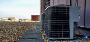 outdoor air conditioning compressor