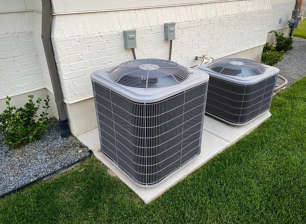 Air Conditioning Repair Company in North Las Vegas, NV - Ambient Edge double AC units outside