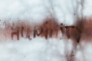 humidity on a window