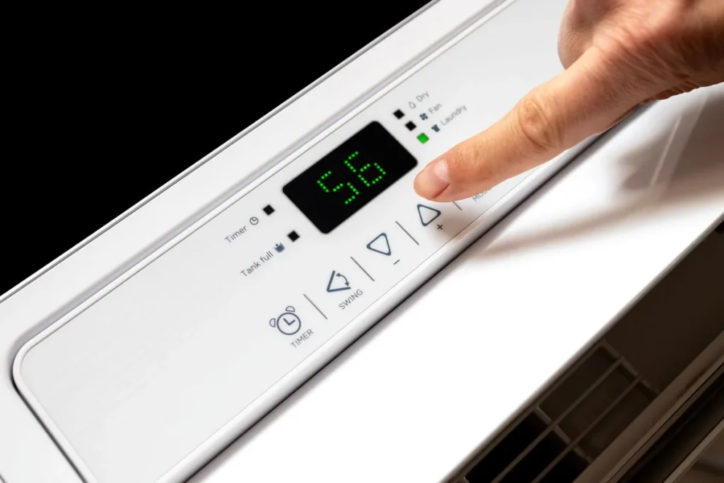 dehumidifier control panel